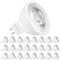 Luxrite MR16 LED Light Bulbs 6.5W (50W Equivalent) 500LM 5000K Bright White Dimmable GU5.3 Base 24-Pack LR21407-24PK - alternate 1